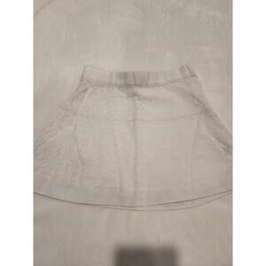 Janie & Jack Girls White Floral Skirt Sz 4